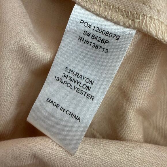 Joe & Rae Womens Adjustable Drawstring Wide Leg Pink/White Striped Pants Small - Picture 8 of 9